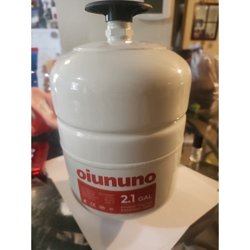 Potable Thermal Expansion Tank 2.1 Gallon, 3/4" MNPT Connection, Compact Design